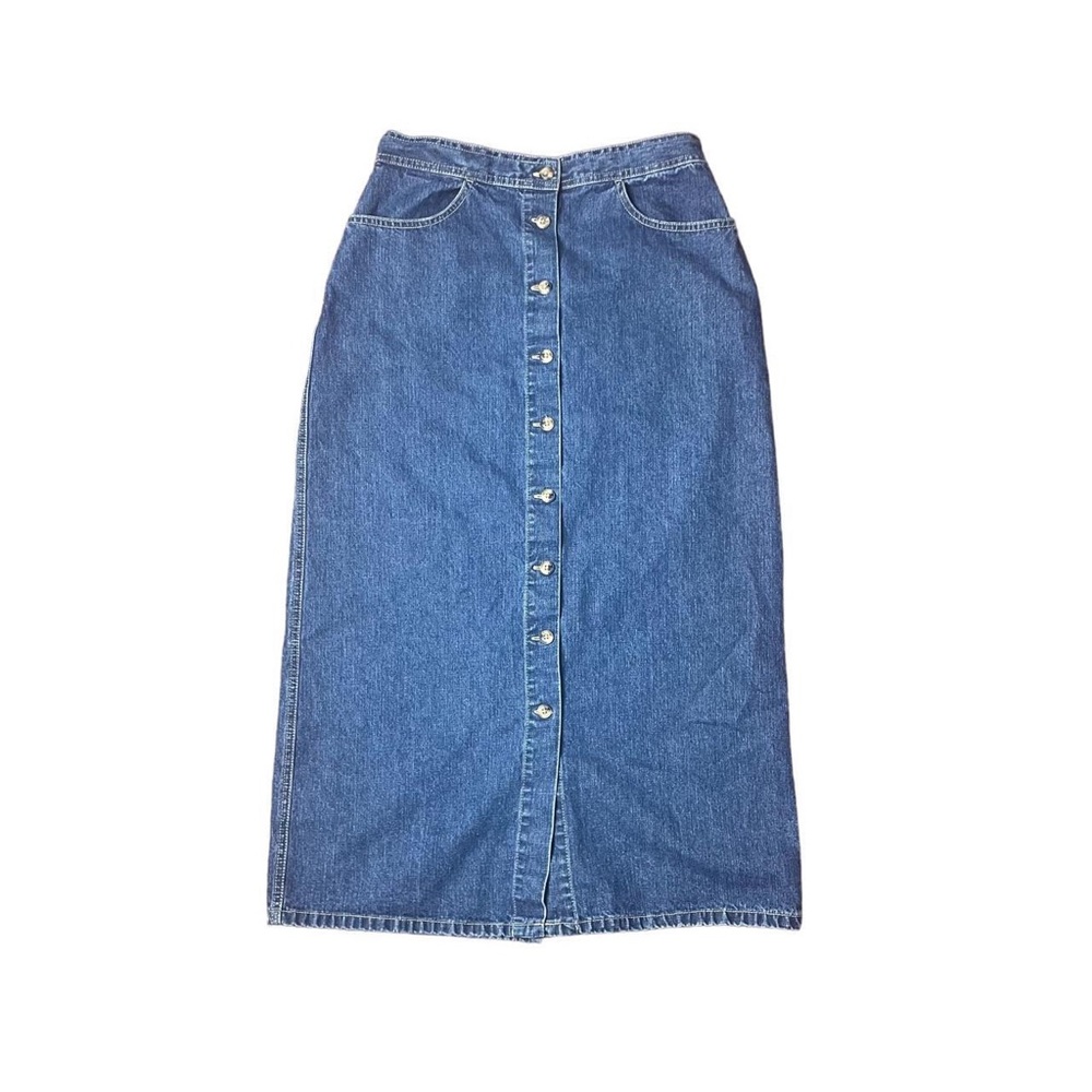 Gloria Vanderbilt Denim Maxi Skirt